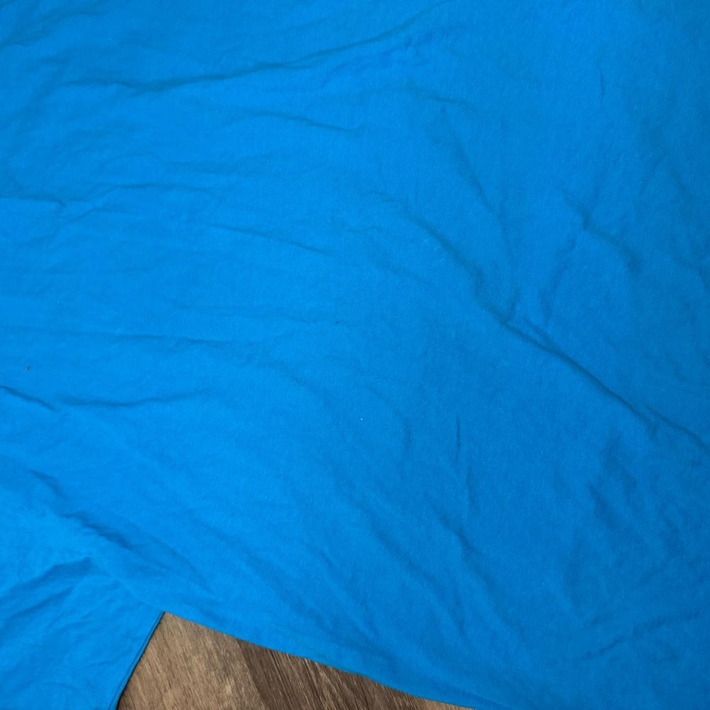 Port and Company Blue Graphic Tee with Retro Pin-Up - Picture 7 of 10